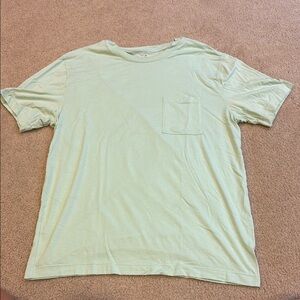 Fabletics Men's Light Green T-Shirt